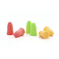 Avis QUIES Bouchons d'Oreille Mousse - Multicolore - 3 Paires