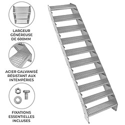 Monstershop Escalier Caillebottis 10 Marches