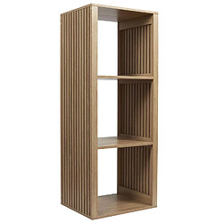 Acheter The Home Deco Factory Etagère de rangement 3 cases Saulk en bois - Marron