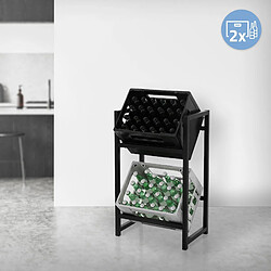 Ml-design Étagère caisses de boissons - Anthracite