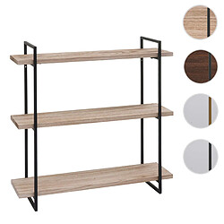 Mendler Étagère murale en bois - Naturel