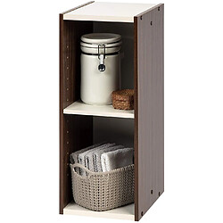 Iris ohyama Bibliothèque modulaire - Marron