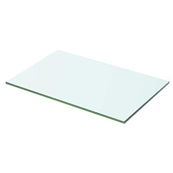 vidaXL Panneau pour Étagère - Verre Transparent 50x25 cm