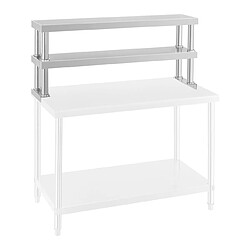 Helloshop26 Étagère d'Appoint - Acier Inoxydable