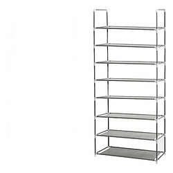 Confortime Étagère 8 niveaux métal - Multicolore