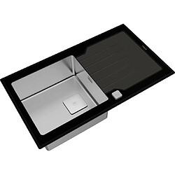 Teka Evier Diamond RS15 Verre Noir
