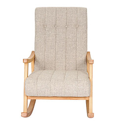 Acheter Mendler Fauteuil à bascule relax - Crème