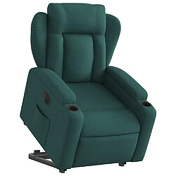 Avis VIDAXL vidaXL Fauteuil inclinable électrique - Vert foncé