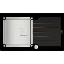 Teka Evier Diamond RS15 Verre Noir