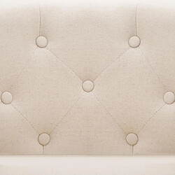 Helloshop26 Fauteuil de salon - Beige