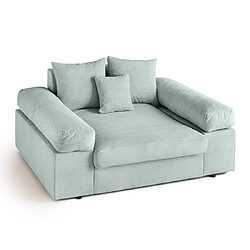 Lisa Design Aspen - Fauteuil XL - assise profonde - velours côtelé