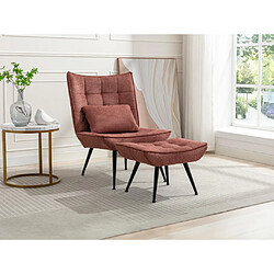 VENTE-UNIQUE Fauteuil MARACAO - Terracotta