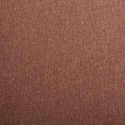 Helloshop26 Fauteuil design tissu - Marron