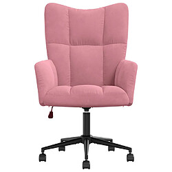 Avis vidaXL Chaise de relaxation - Rose