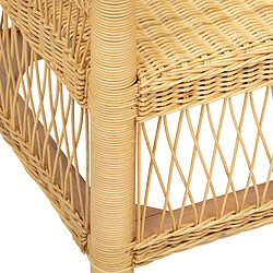 Pegane Fauteuil rotin naturel 65 x 72 x 82 cm