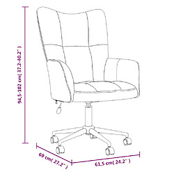 vidaXL Chaise de relaxation - Rose pas cher