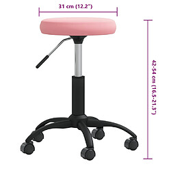 VIDAXL Tabouret de massage - Rose pas cher
