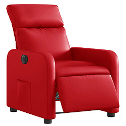 Avis vidaXL Rouge Similicuir