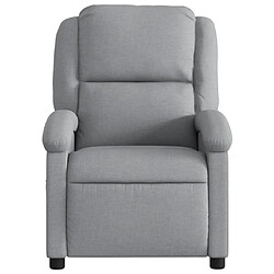 Avis VIDAXL Fauteuil inclinable - Gris clair