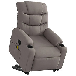 Avis VidaXL Fauteuil de massage - Taupe