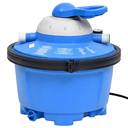 Avis vidaXL Pompe filtration sable - Bleu et noir