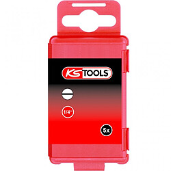 Ks tools Embouts de vissage plats - Lot de 5