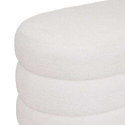 Acheter Atmosphera Banc 2 places en bouclette - Blanc
