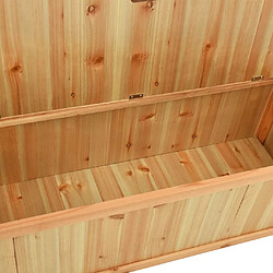 Helloshop26 Banc de rangement - Bois pas cher
