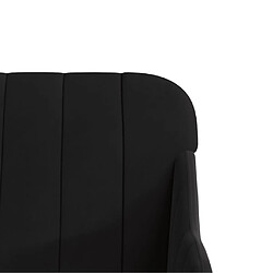 Acheter Helloshop26 Banquette velours - Noir