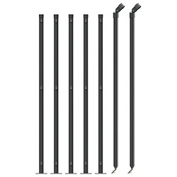 Avis vidaXL Clôture à mailles losangées 0,8x10 m Anthracite