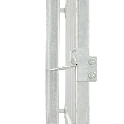 Acheter vidaXL Chenil avec toit 300 x 300 x 200 cm - Argenté