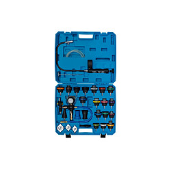 BGS Testeur circuit refroidissement Kit diagnostic - 28 pcs - Pression 0-2,5 bar - Adaptateur multiple