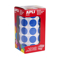 Apli Rouleau d'adhésifs ronds - Blanc