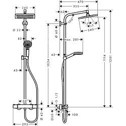 Avis HANSGROHE Crometta E 240 - Chromé