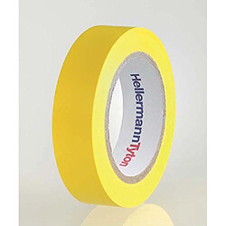 Hellermanntyton Ruban isolant - Jaune