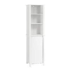 SOBUY BZR102-W - Meuble colonne salle de bain - Blanc
