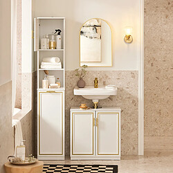 SoBuy Meuble Colonne de Salle de Bain BZR87-W