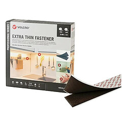 Fp Velcro adhésif extra fin - Noir