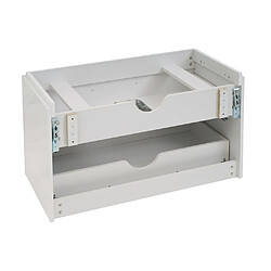 Mendler Meuble Sous-Lavabo - Blanc pas cher