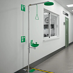 Delabie Combiné Douche et Lave-yeux