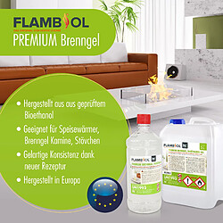Avis HOEFER CHEMIE FLAMBIOL Bioéthanol Gel 20L
