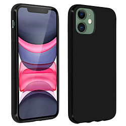 Avizar Coque iPhone 11 Silicone Gel Ultra fine - Noir