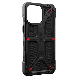 Coque pour iPhone 15 Pro Max Antichute 6m Compatible QI Monarch UAG Aramid Black