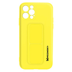 Wozinsky Coque iPhone 12 Pro Max Silicone Jaune