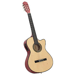 vidaXL Guitare découpée
