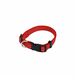 Paris Prix Collier Réglable Réfléchissant 45cm - Rouge