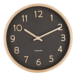 Karlsson Horloge Ronde Bois Pure - Ø22 cm