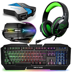 Starter Pack Combo Clavier Souris Casque