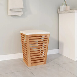 vidaXL Tabouret de salle de bain Bois