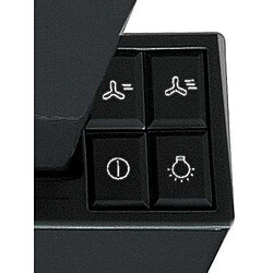 Hotte tiroir WHIRLPOOL AKR 749/1 NB 60 cm 3 vitesse(s) 304 m³/h